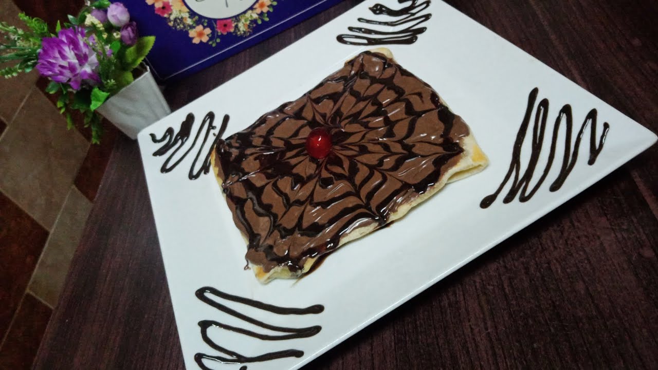 خطوات عمل فطيرة الشوكولاته