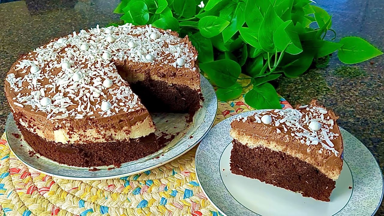 طريقة عمل كيكة الشيكولاته بالبودينج بمكونات بسيطة