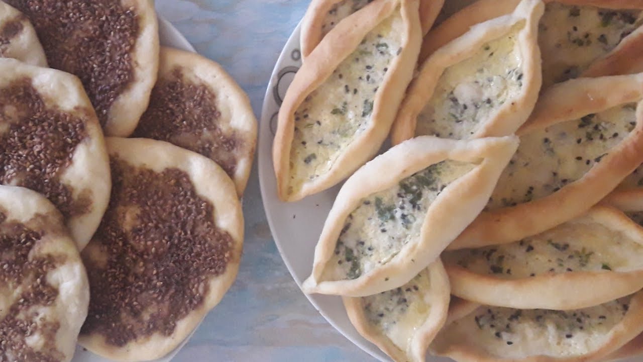 طريقة عمل مناقيش الجبنة الرومي