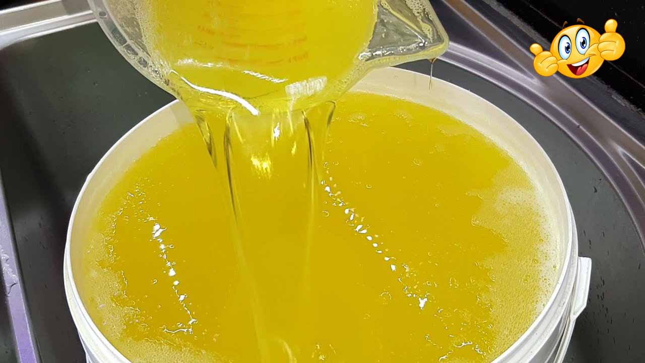 طريقه عمل الصابون السائل في البيت