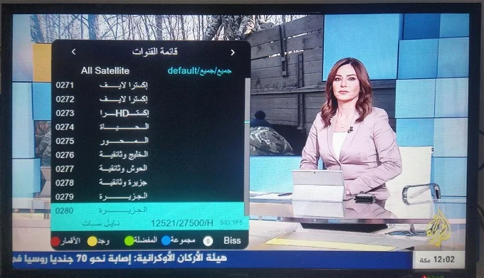 تردد قناة الجزيرة الإخبارية
