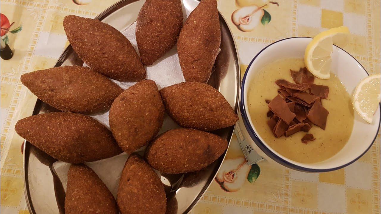 طريقة عمل الكبة المشوية عالفحم