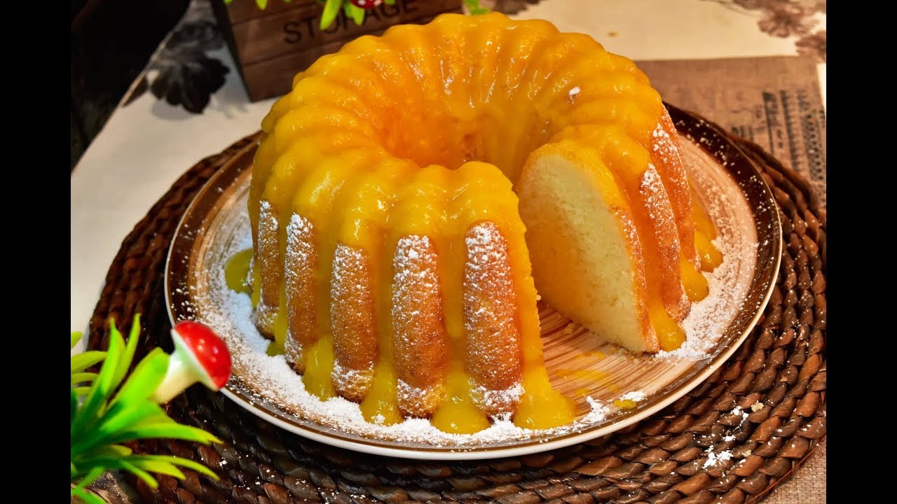 كيكة البرتقال الهشة