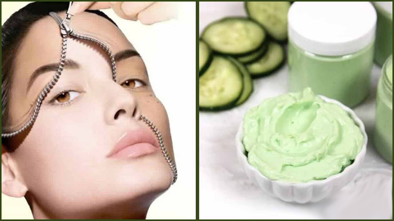 ماسك الخيار والنشا للوجه 1