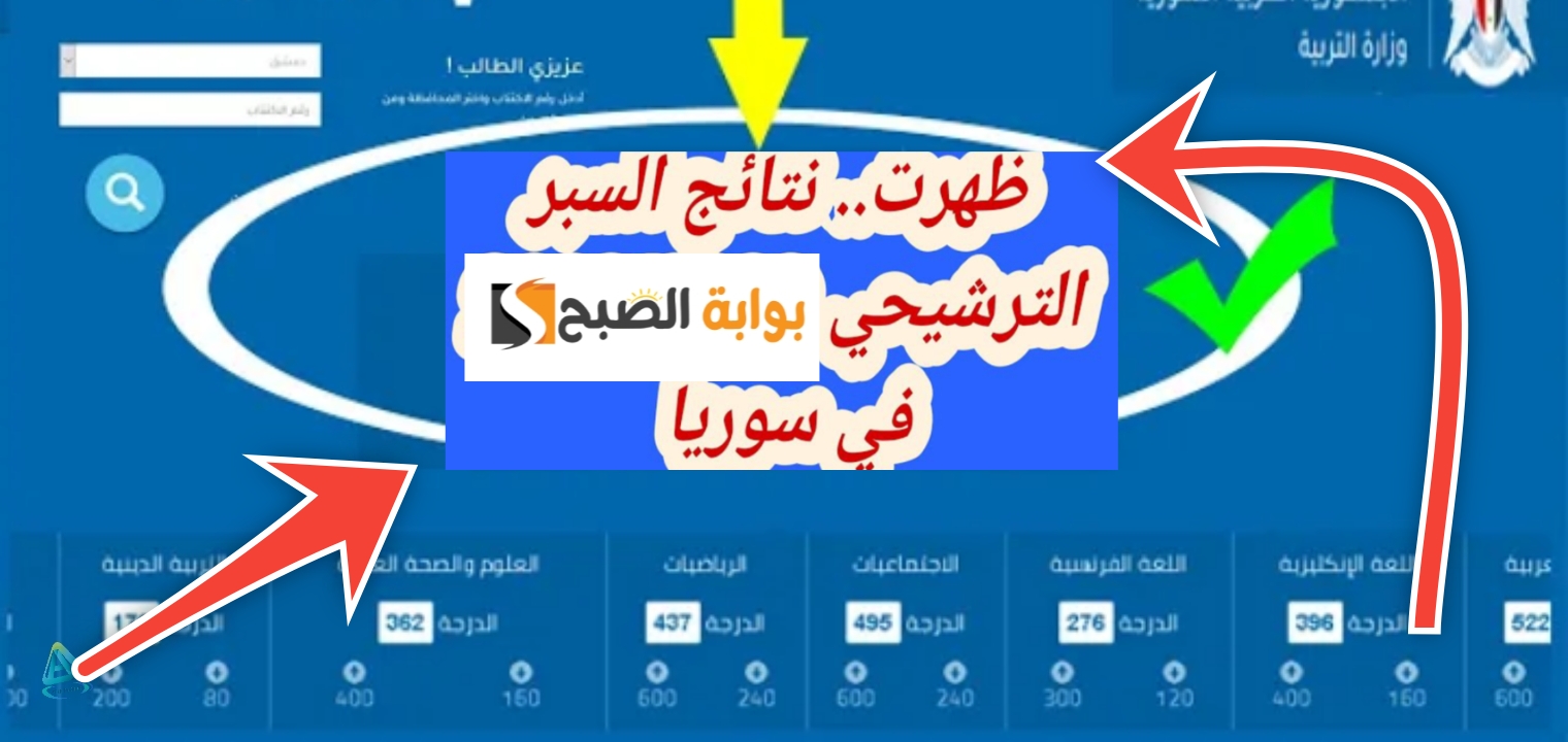 نتائج السبر الترشيحي