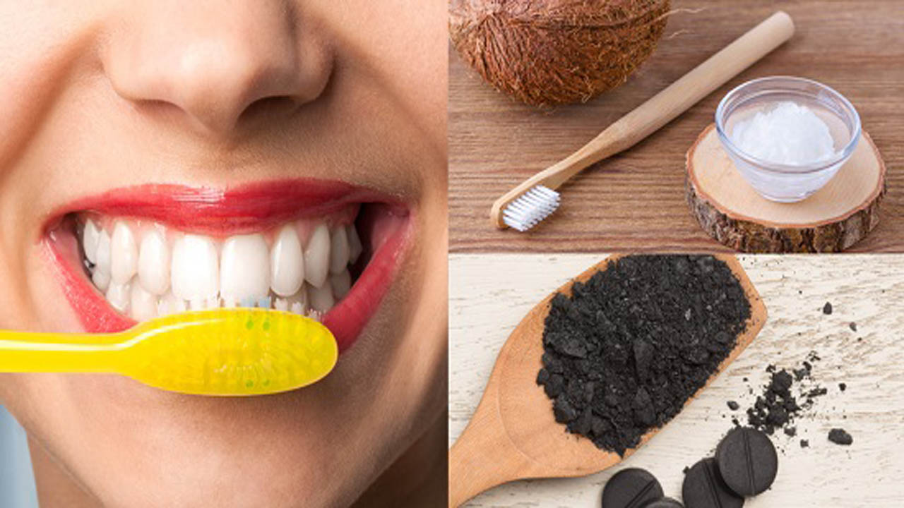 وصفات تبييض الاسنان في المنزل