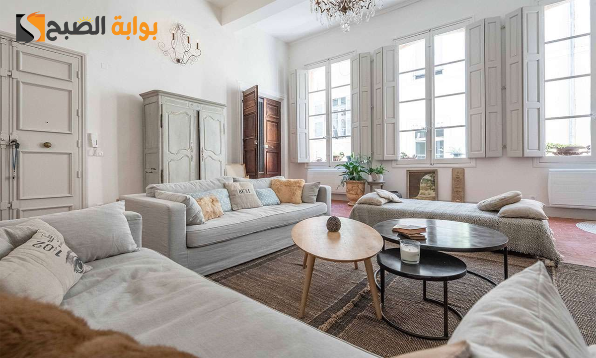 ديكور غرفة معيشة فرنسي: الأناقة والرقي في تصميم منزلك