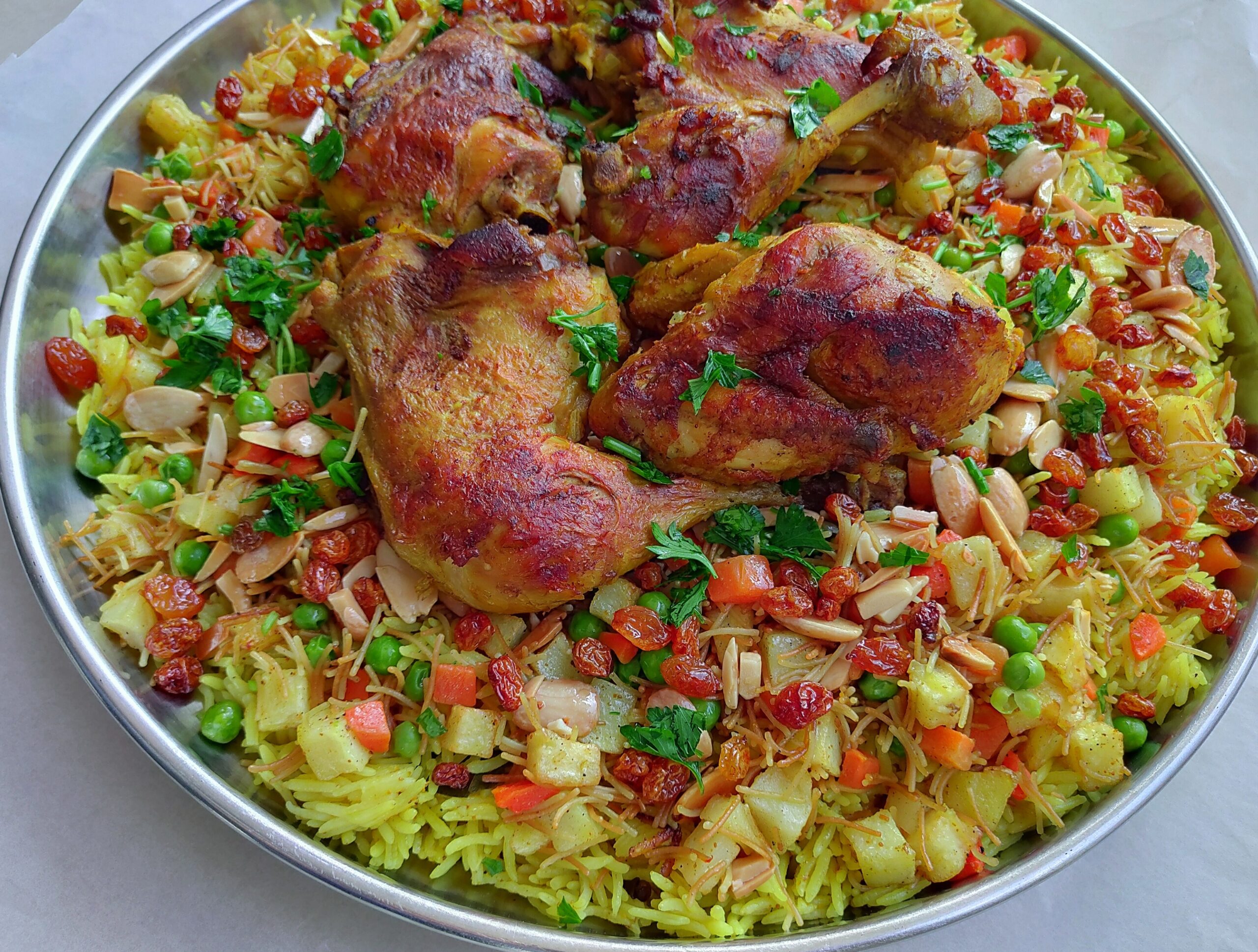 طريقة عمل البرياني العراقي بالدجاج