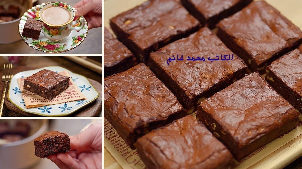 براونيز الطاسة بصوص الشوكولاتة..  ألذ وصفة جربتها في حياتي سهلة جدا بمكونات متوافرة في كل بيت "حضريها الآن