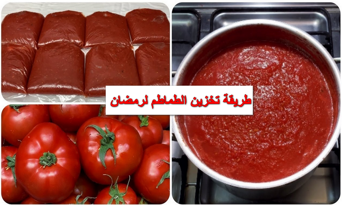 طريقة تخزين الطماطم