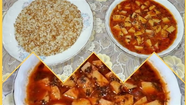 طريقة عمل القلقاس بالطماطم صحية ومغذية بطعم لذيذ ومميز بخطوات بسيطة وغير مكلفة