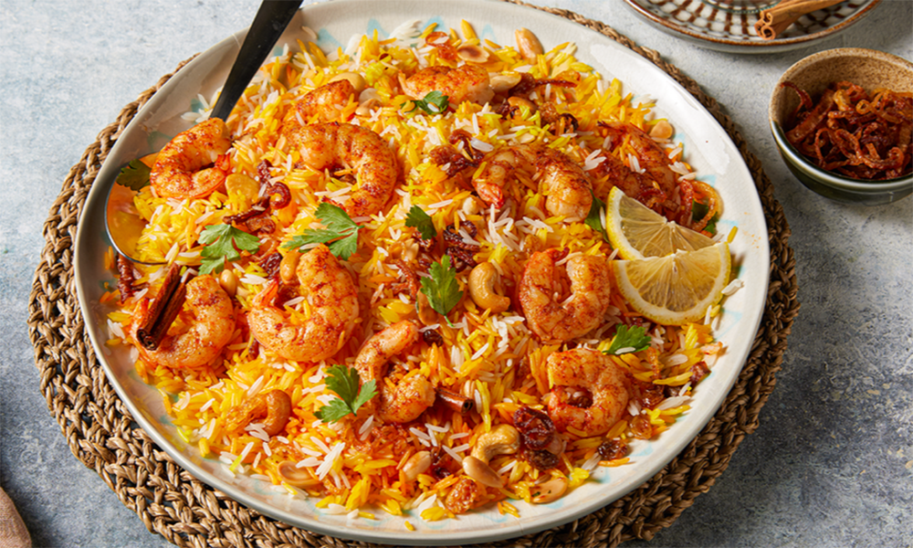 طريقة عمل برياني الجمبري