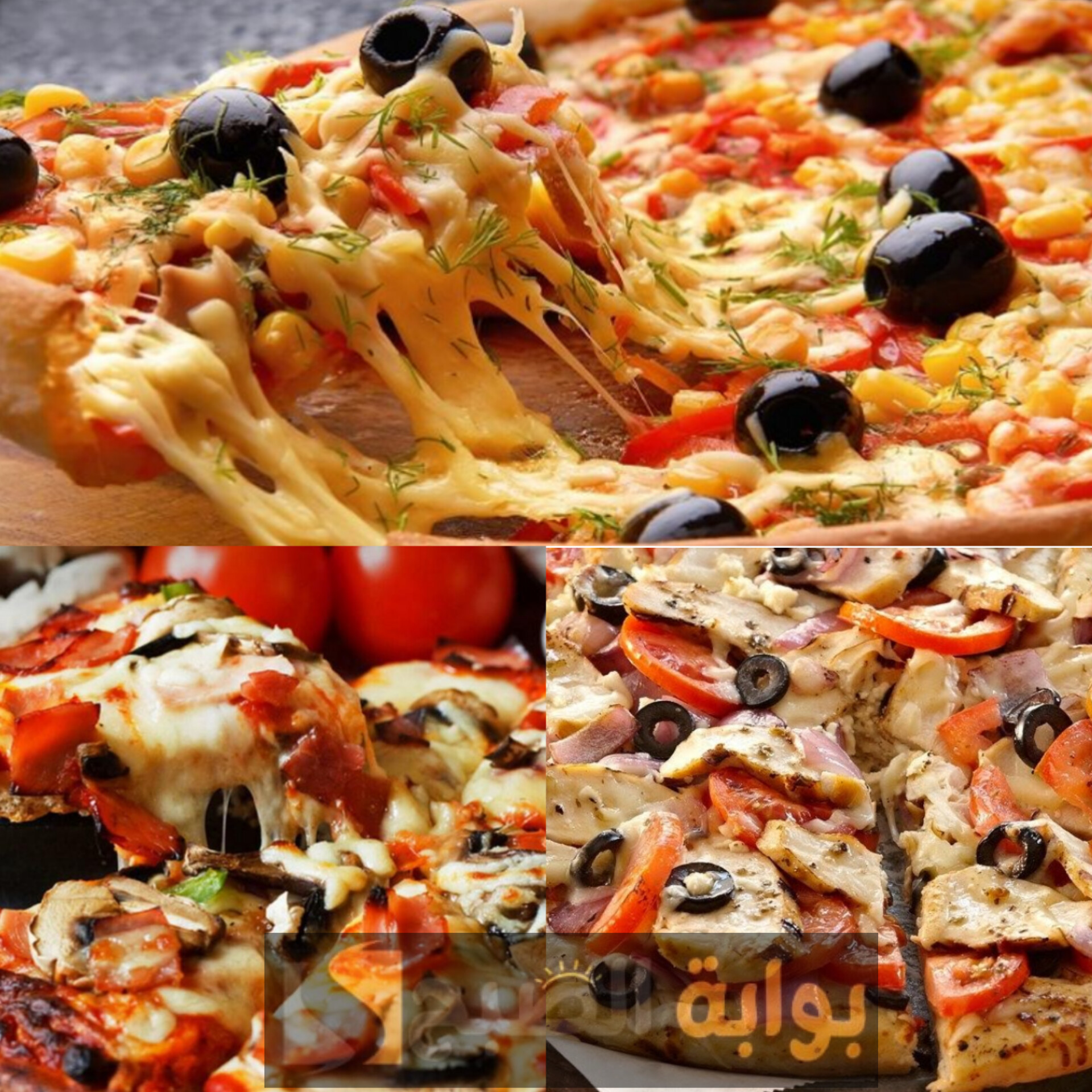 طريقة اعداد بيتزا الفراخ