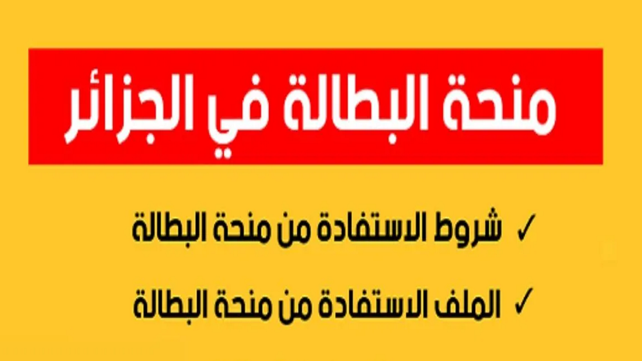 منحة البطالة 2024 في الجزائر