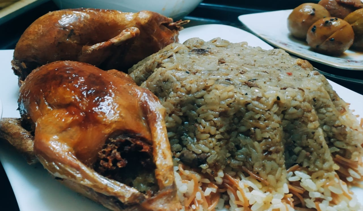 أساسي على سفرة رمضان حضري الحمام المحشي على الطريقة الريفية