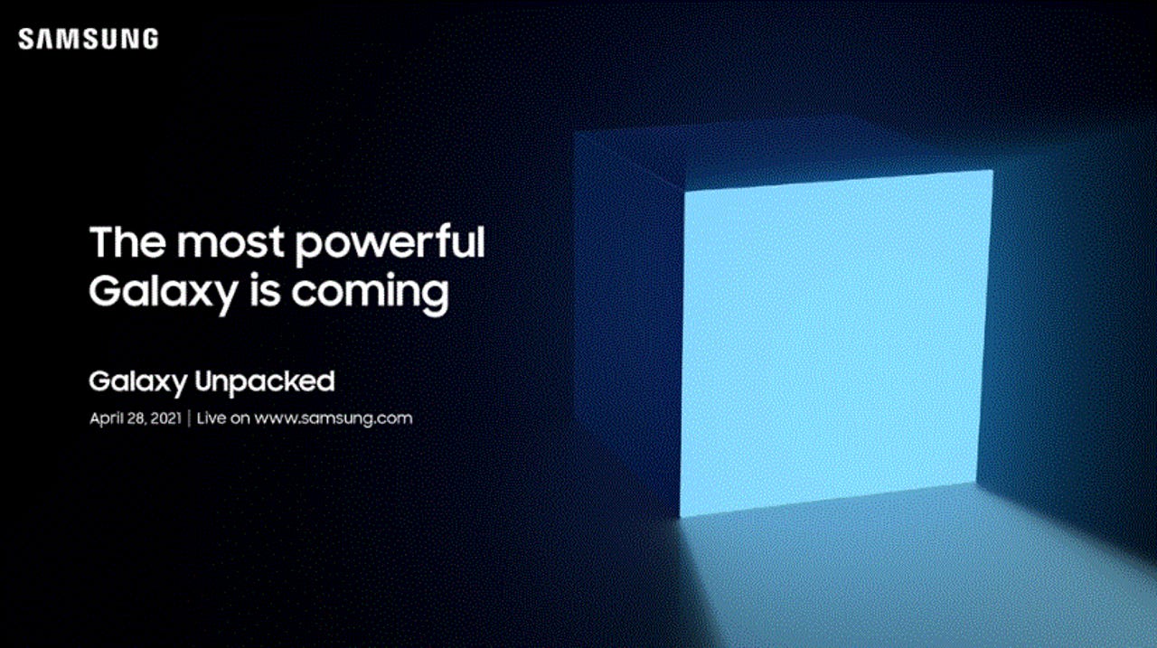 الإعلان التشويقي لحدث Galaxy Unpacked