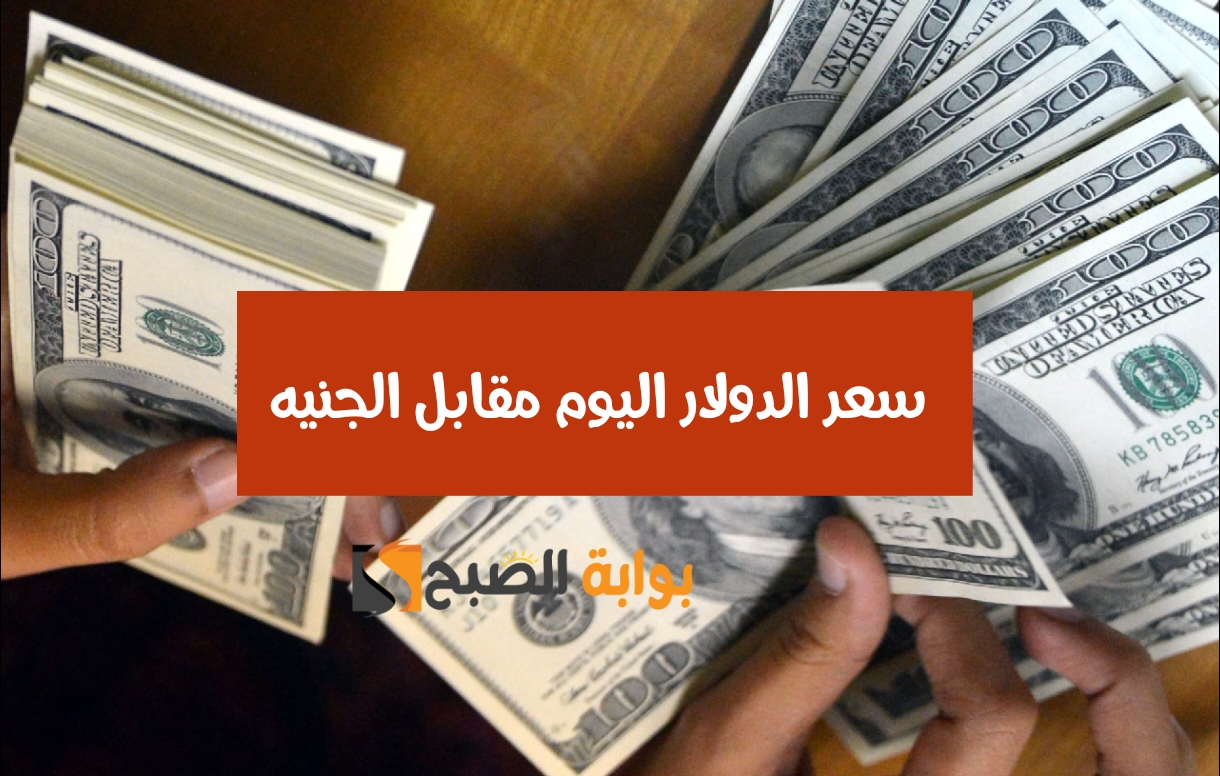 سعر الدولار اليوم مقابل الجنيه