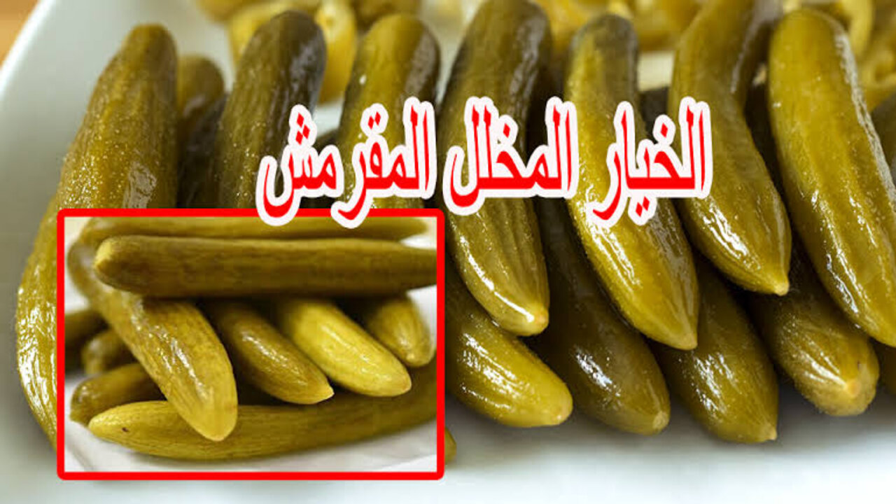 طريقة عمل الخيار المخلل