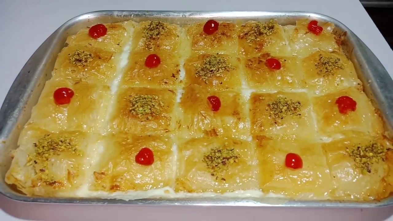 طريقة عمل الجلاش بالقشطة الكدابة