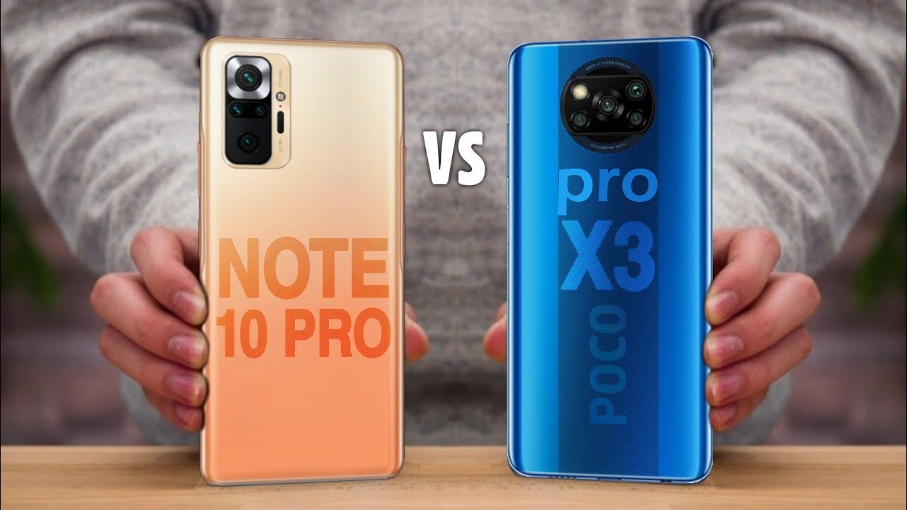 مقارنة بين هاتف شاومي Redmi Note 10 Pro وهاتف Poco X3 Pro