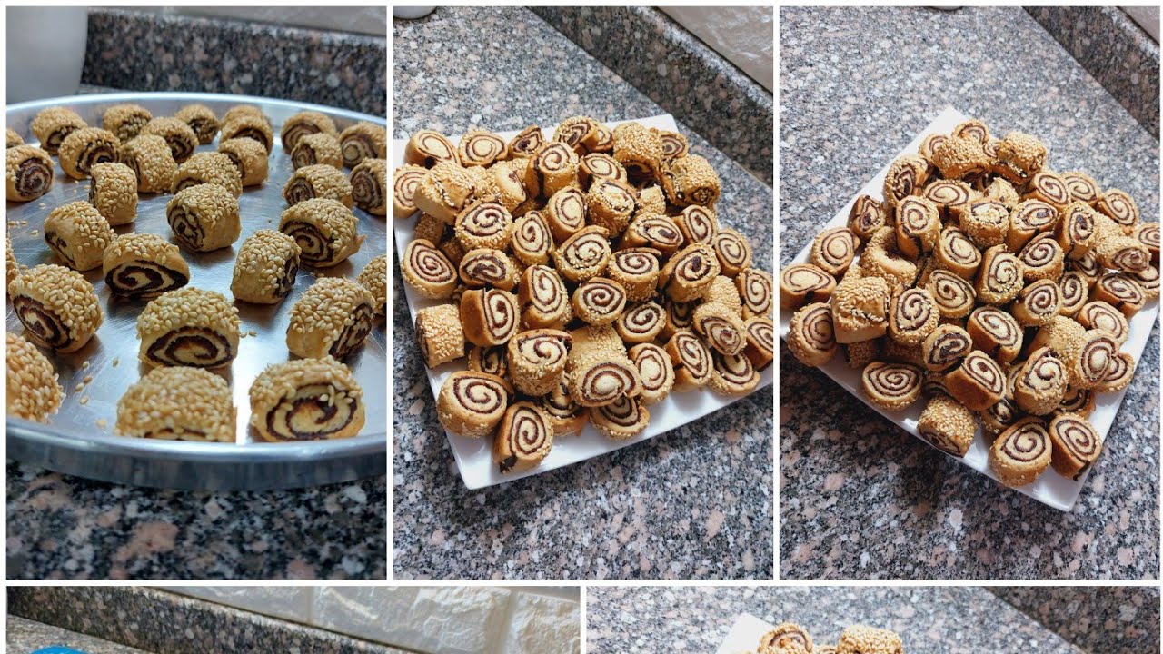 مكونات عمل كعب الغزال بالعجوة