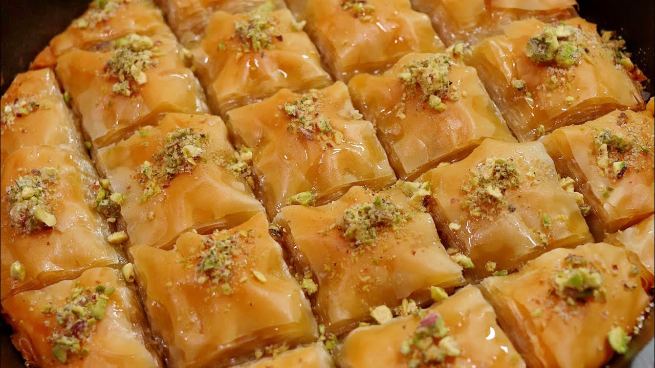 طريقة عمل البقلاوة بالمكسرات