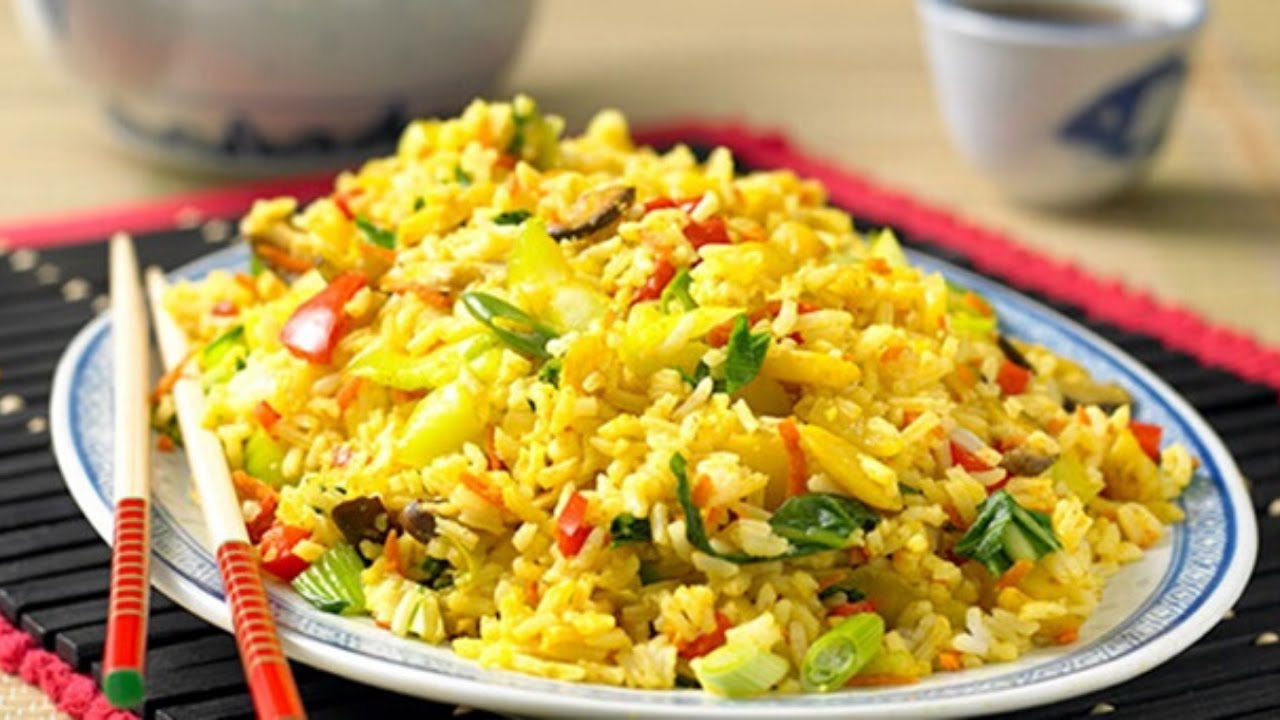 أرز بالخضار والكاري