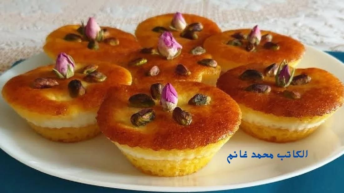 “حلوى تنقلك إلى عالم السعادة" أكواب من البسبوسة بالسميد حلوى الشتاء المميزة حصريا في 45 دقيقة فقط وفرحي عيالك بيها