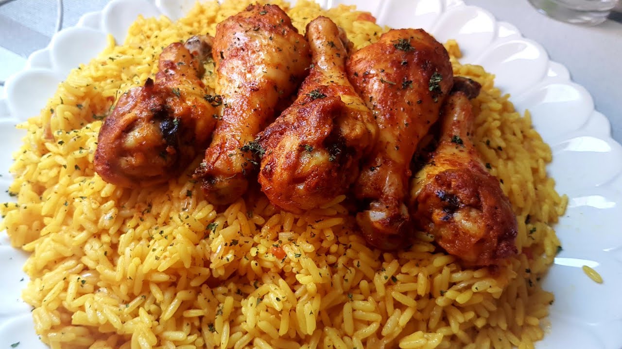 طريقة تحضير أرز المطاعم بالدجاج 