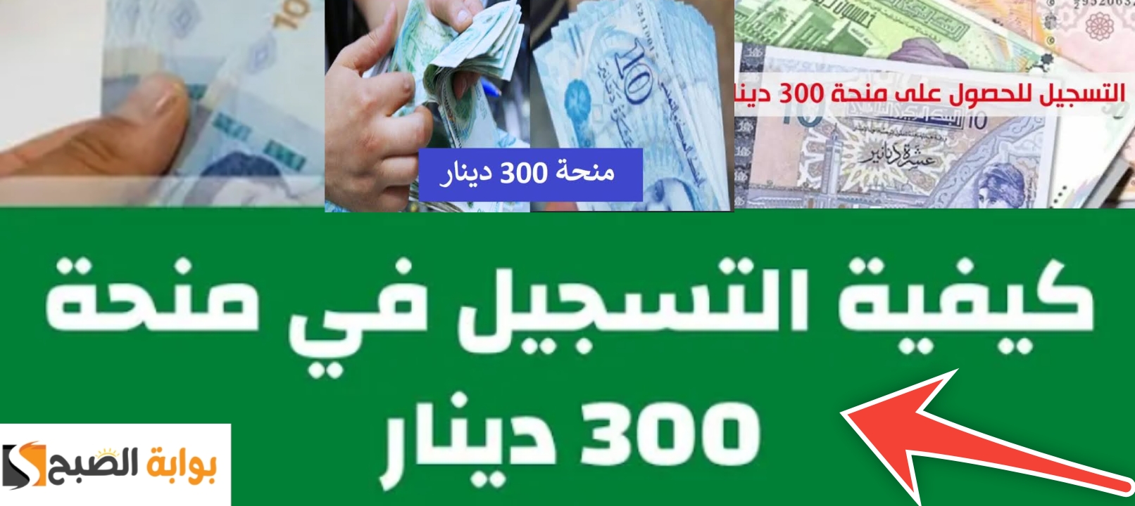 التسجيل في منحة 300 دينار 2
