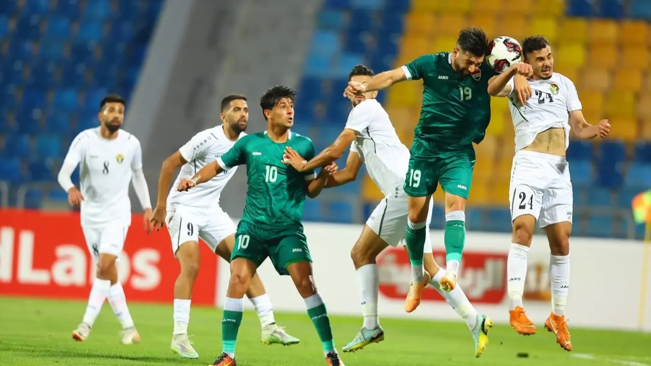 موعد مباراة العراق والاردن