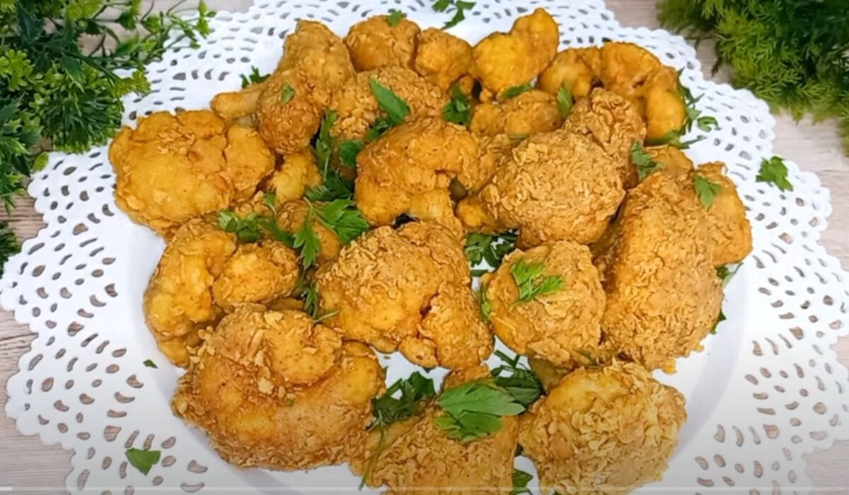 القرنبيط المقلي المقرمش