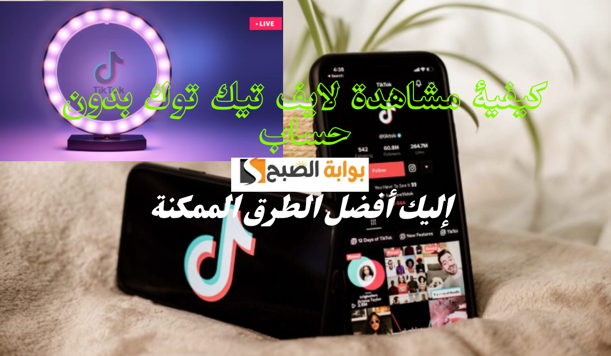 كيفية مشاهدة لايف تيك توك بدون حساب إليك أفضل الطرق الممكنة