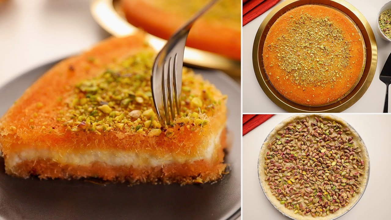 الكنافة بالقشطة اللذيذة
