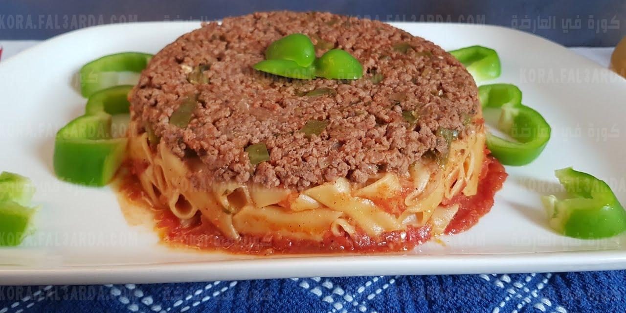 المكرونة بالكبدة