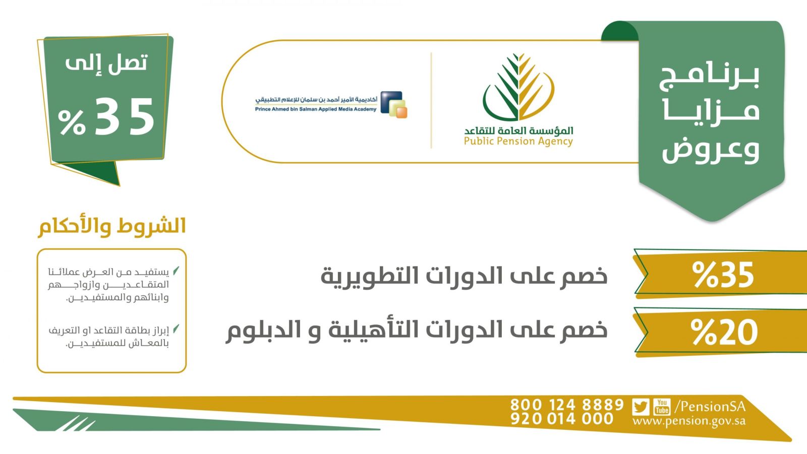 مميزات بطاقة التقدير للمتقاعدين