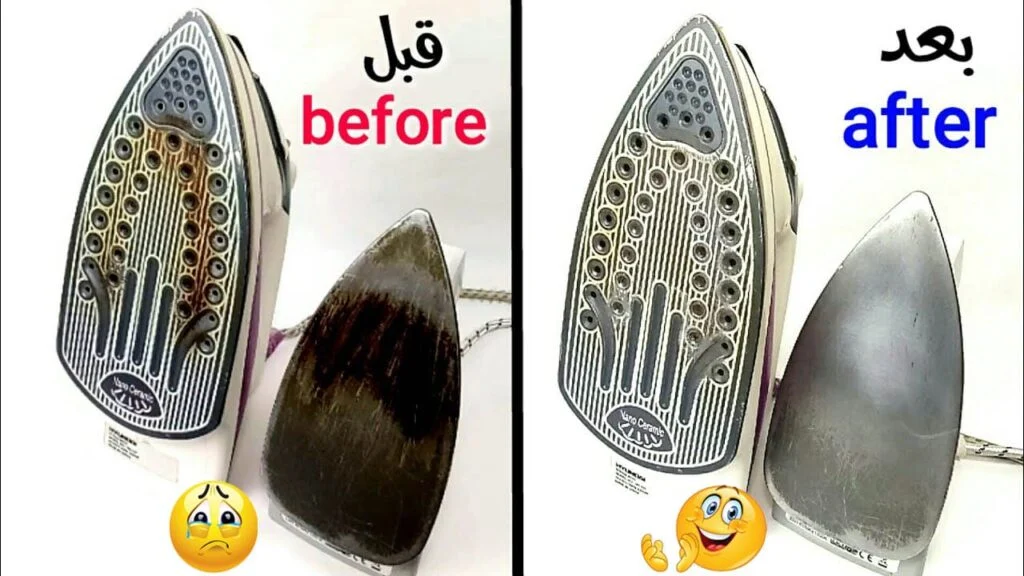 تنظيف المكواة من الحروق 1024x576 1
