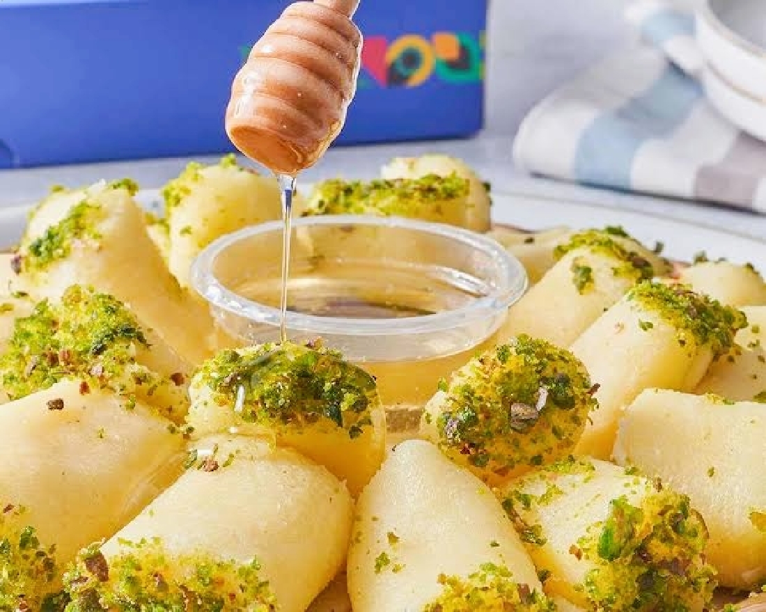 حلويات الجبنة بالسميد والعسل