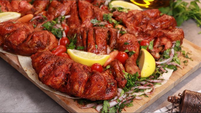 دجاج تكا في المنزل
