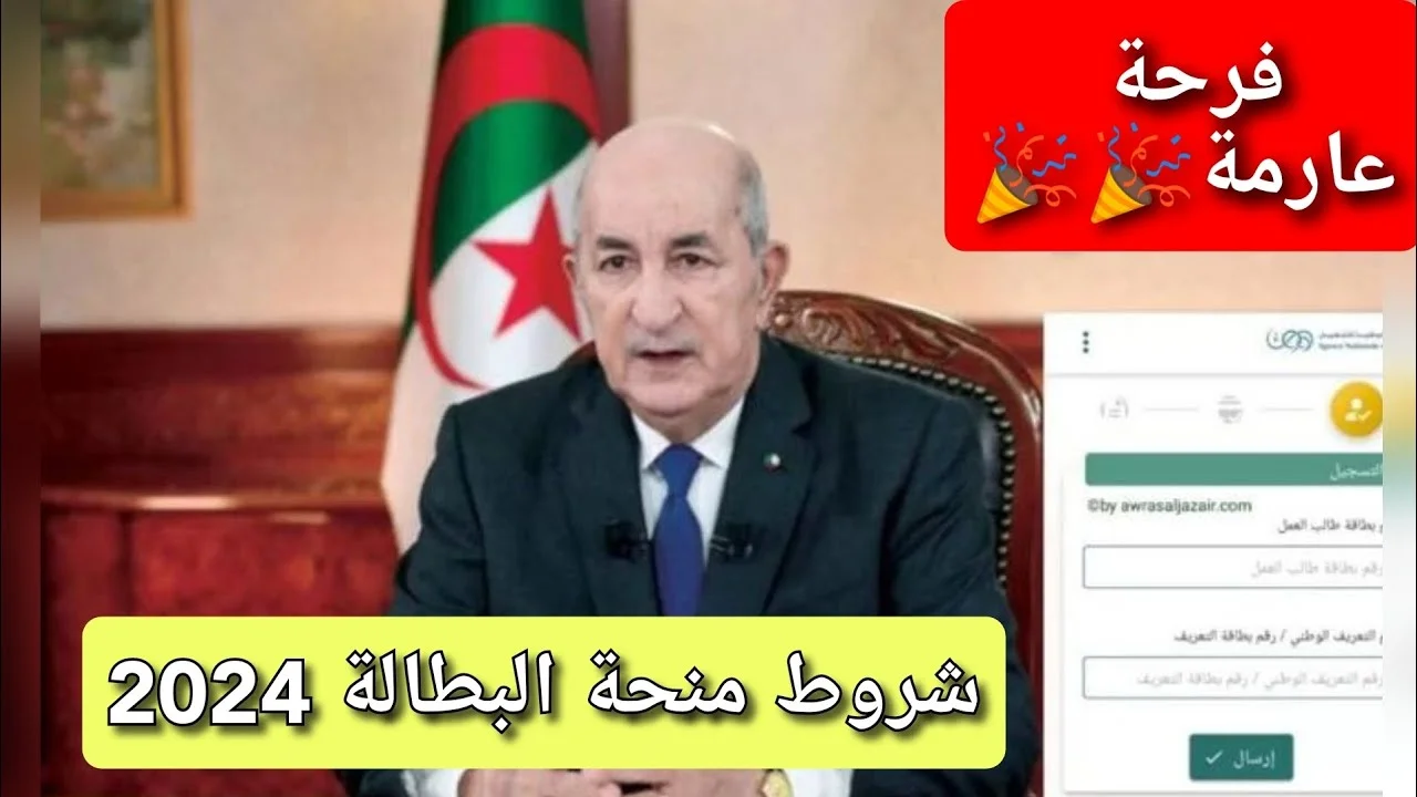 رابط تجديد منحة البطالة في الجزائر 2024