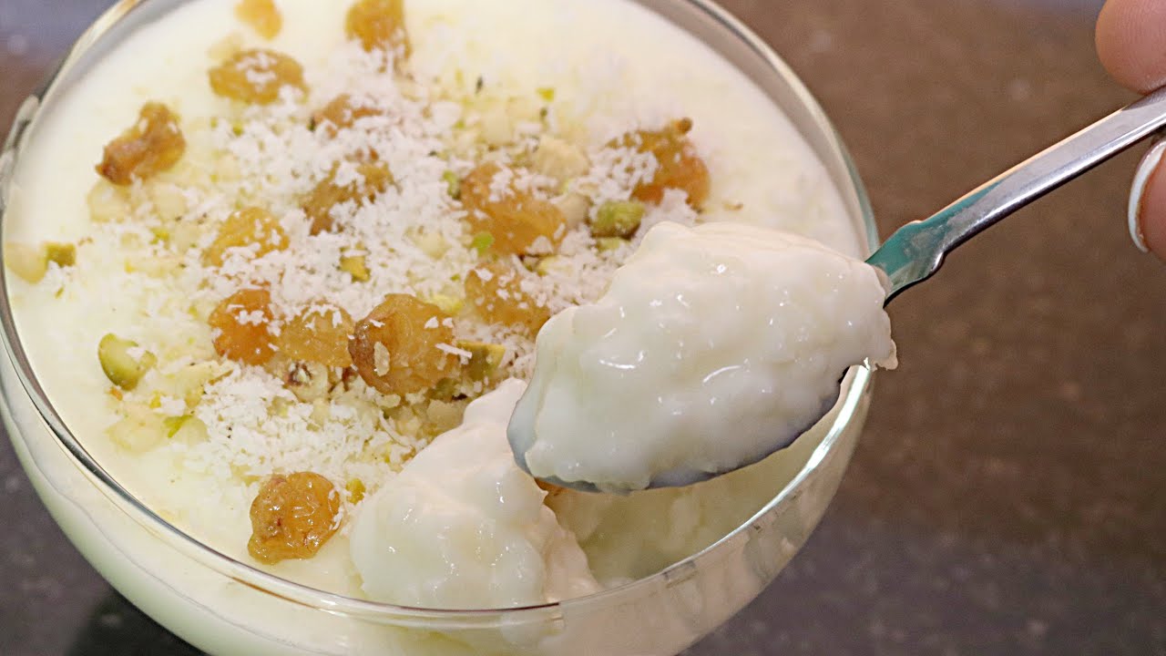 طريقة عمل الأرز باللبن الكريمي
