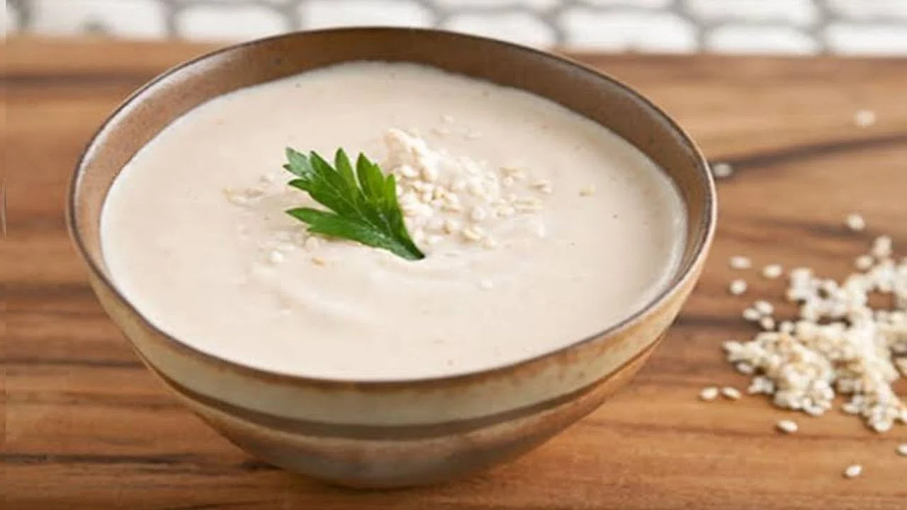 سلطة الطحينة بالزبادي