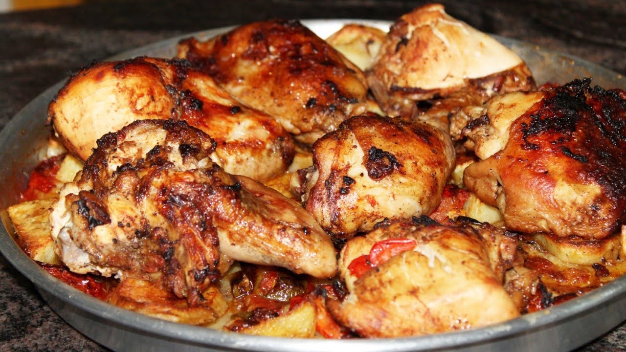 صينية البطاطس بالفراخ 1