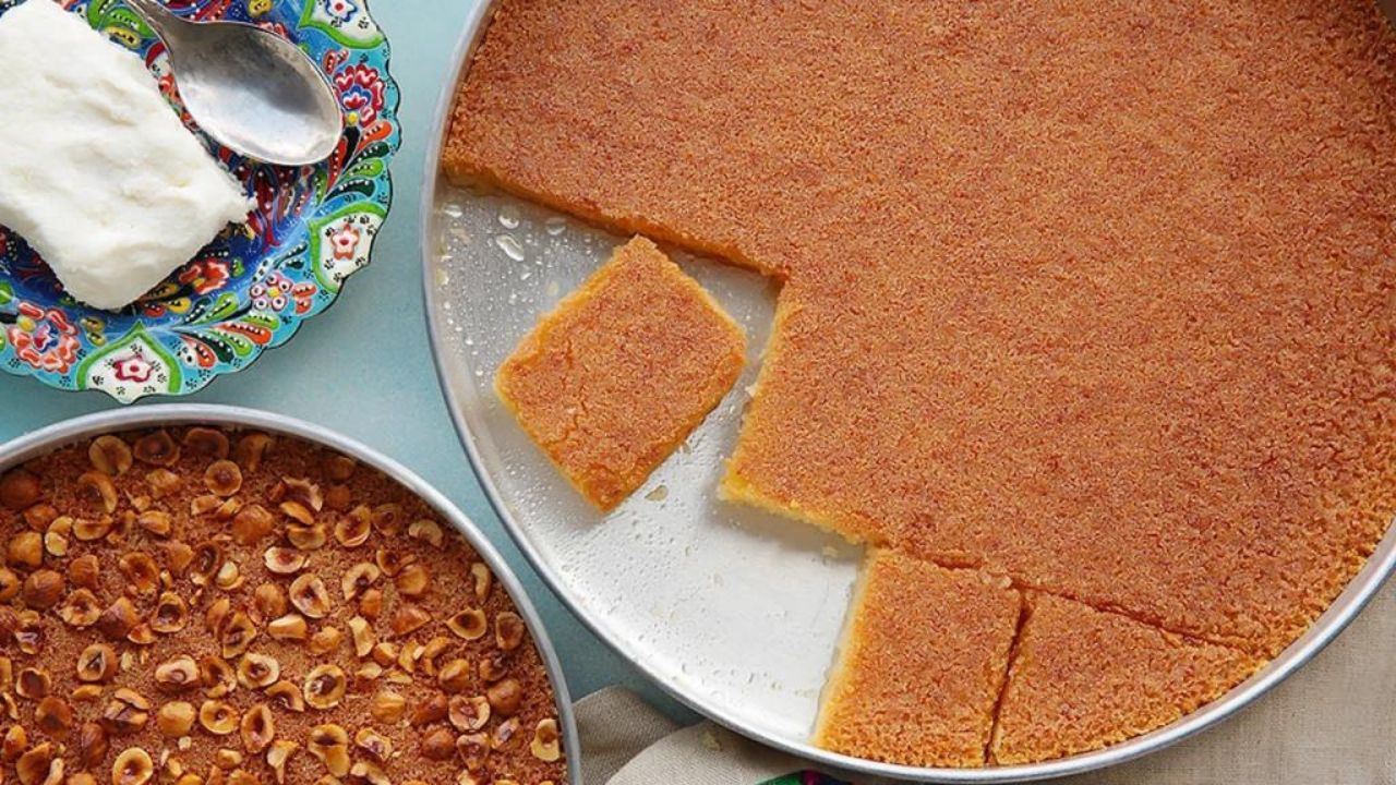 طريقة بسبوسة المحلات