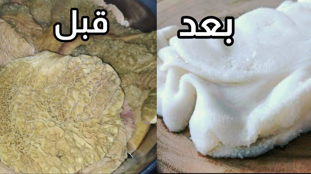 أسهل طريقة لتنظيف الكرشة في البيت