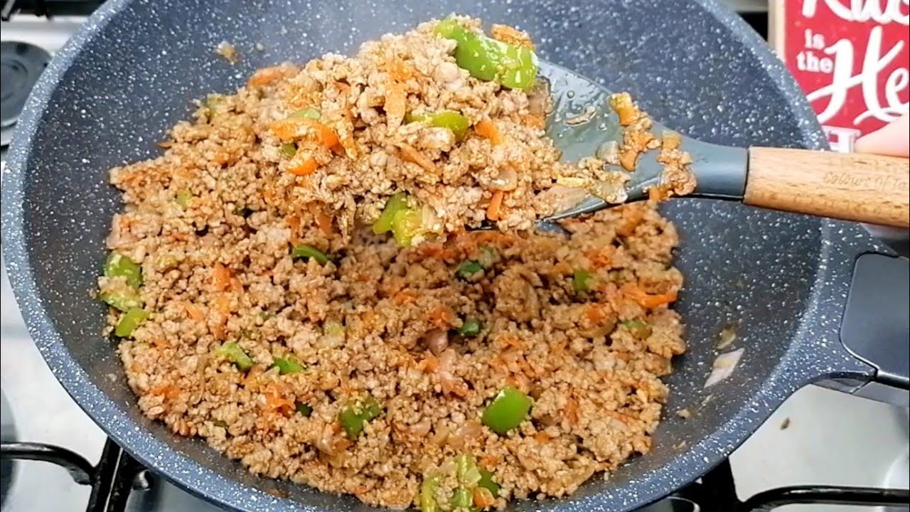 طريقة عصاج اللحم المفروم