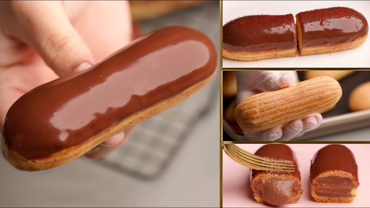 طريقة عمل الاكلير الهش