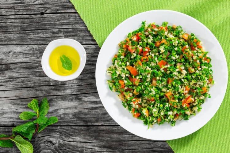 طريقة عمل التبولة اللبنانية