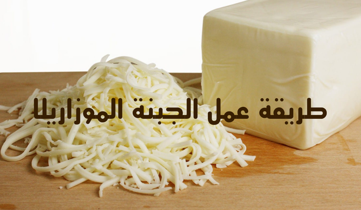 طريقة عمل الجبنة الموزاريلا