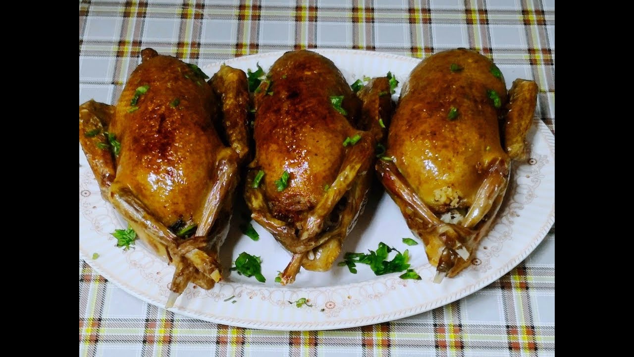 طريقة عمل الحمام المحشي